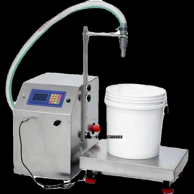 Automatic Quantitative Liquid Honey Red Wine Processing Food Processing Machinery Super Large Flow Weighing Type Filling Machine