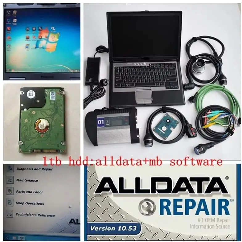 

2025.03V super mb star c4 и alldata 10.53 программное обеспечение в жестком диске 1тб с 90% новым ноутбуком D630 star диагностика для 12 В 24 В готов к работе