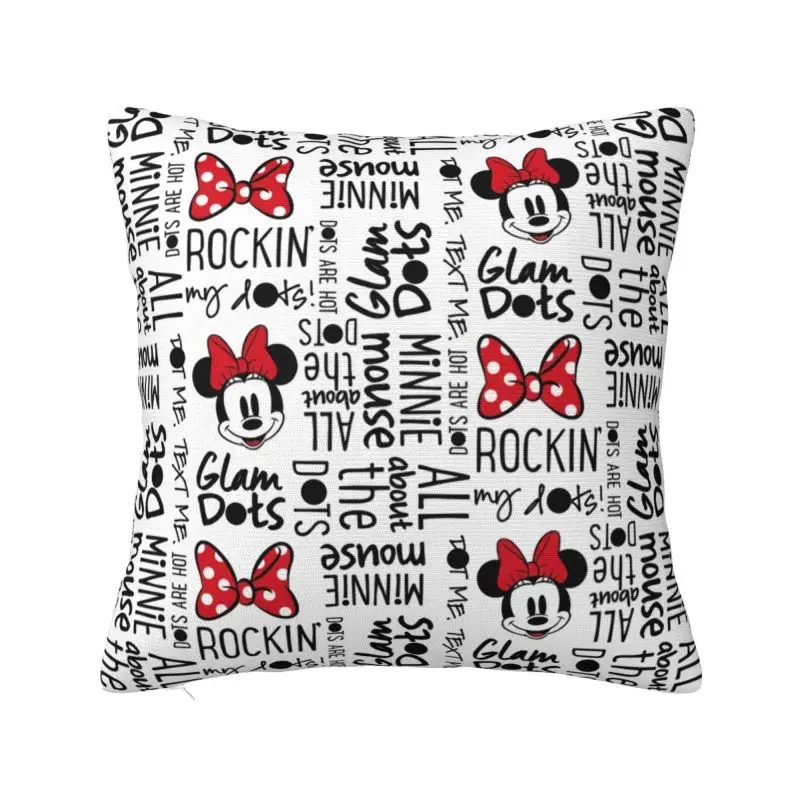 Nordic Mickey Mouse Cushion Cover 45*45 cm Soft Throw Pillow Case for Living Room Sofa Chair Pillowcase