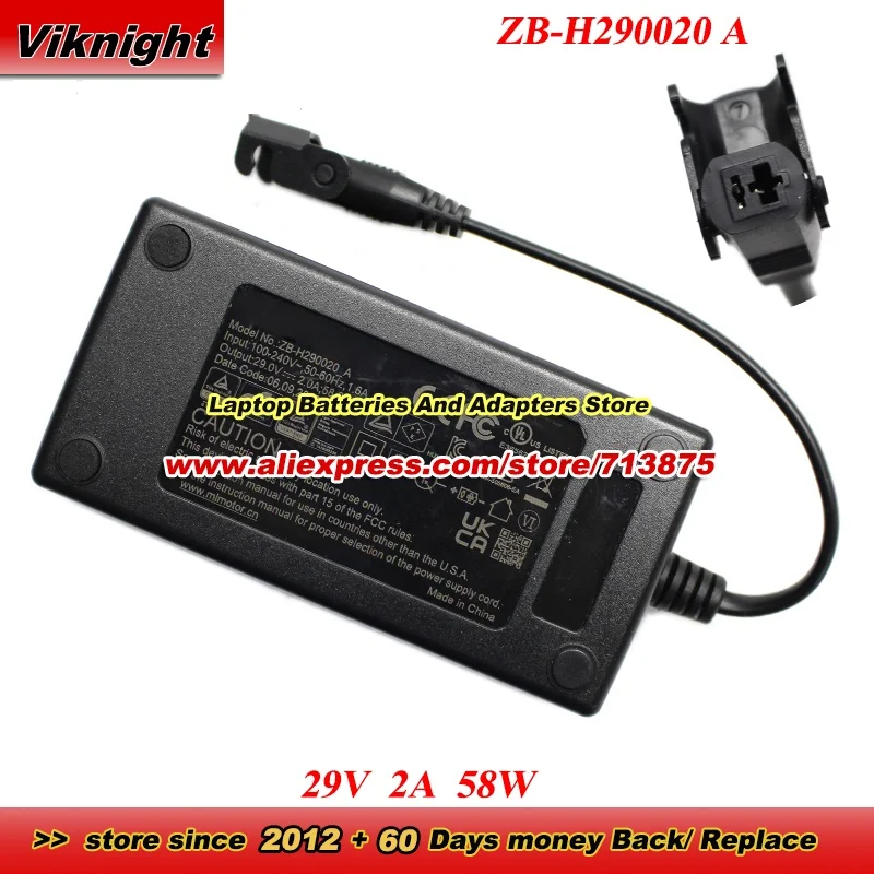 ZB-H290020 A 29V 2A 58W AC Adapter for MLMOTOR Electric Sofa Massage Chair Power Supply Power Adapter