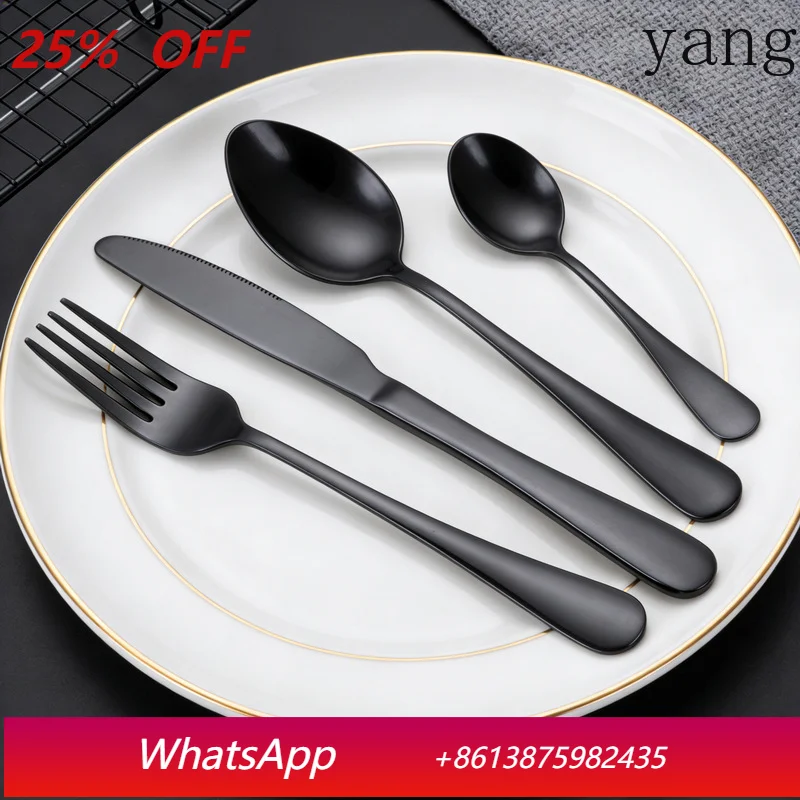 

30pcs cross-border 1010 stainless steel cutlery, knives, forks and spoons Gao Yan hotel steak western-style set