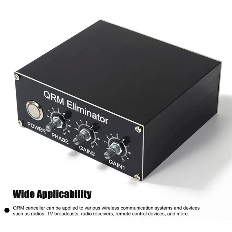 BAAG-алюминиевый сплав QRM Canceller X-Phase PTT Control 1-30 МГц Band QRM Eliminator Радио ТВ Трансляция