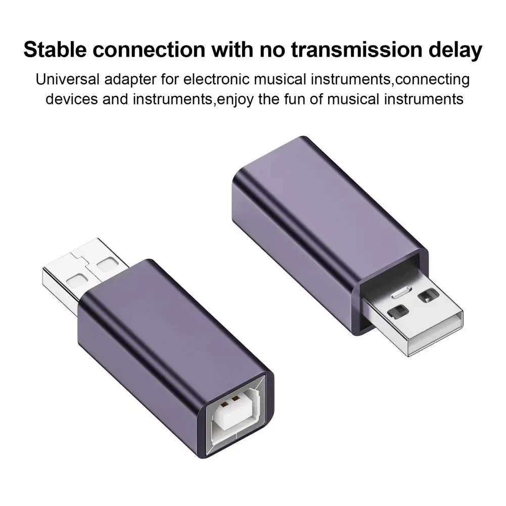 Plug Play Instrument Adapter Usb-b Female to Micro Convertor Usb-b Female to Type-c/micro/mini Male for Phone for Printer