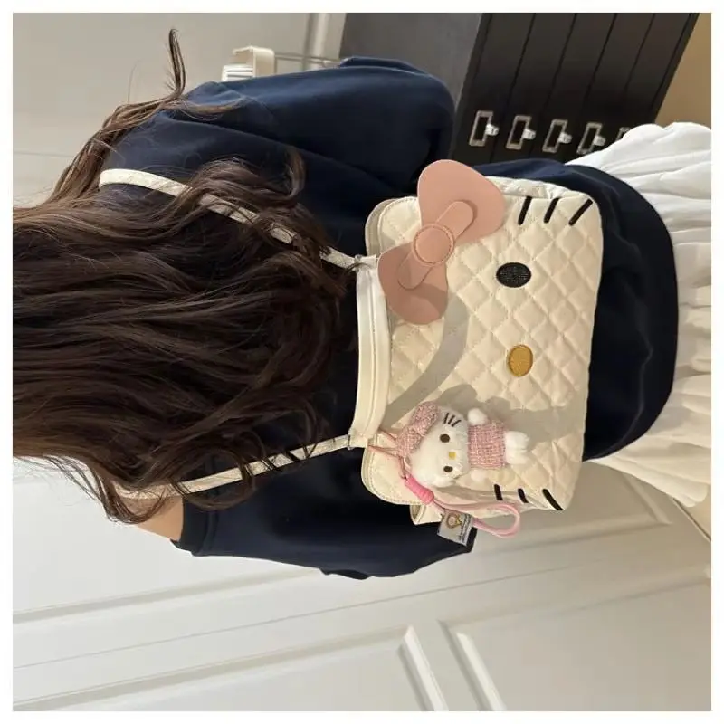 

2025 New Katie Cat Fashion Cute Large Capacity Shoulder Bag Daily Travel Ladies Multi-Function Backpack