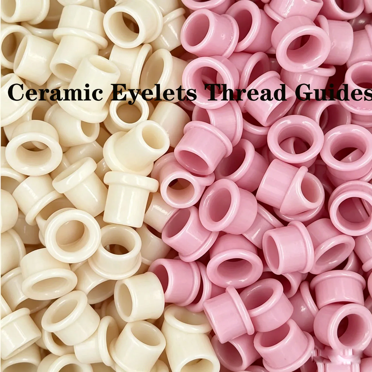 99/95  Alumina Ceramic Thread Guides Textile Machine Eyelets Wear Resistant Wire Guides for Spinning & Weaving Equipment