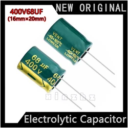 Electrolytic Capacitor 400V 68UF New Original High Frequency Durable Capacitor Specification 16mm × 20mm