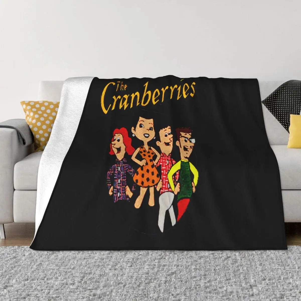 Vtg 90S The Cranberries Everybody Else Is Doing It So Why Can T We Unisex Promotion Hip Hop Pattern Throw Blanket