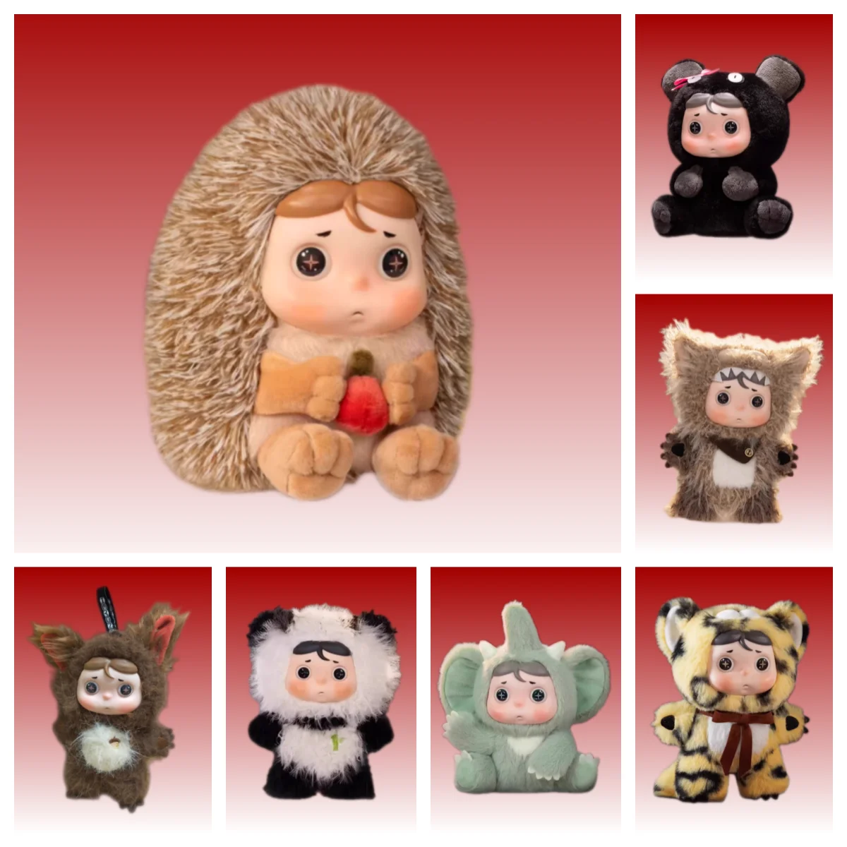 

New Dazey Daidai Forgotten Animal City Series Vinyl Plush Trendy Play Blind Box Ornament Children'S Birthday Gifts