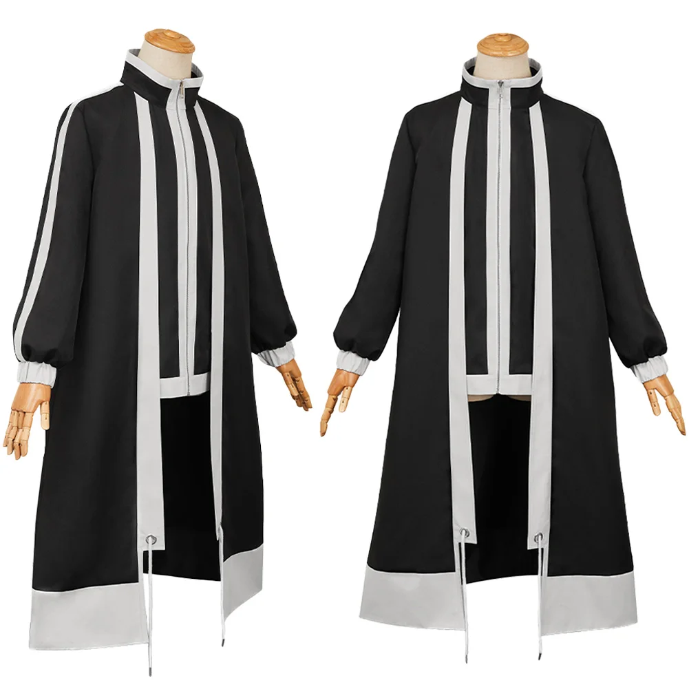 2025 Anime Tougen Anki Ichinose Shiki Cosplay Black Coat Costume Men Women Roleplay Uniform Outfits Hallowmas Carnival Party