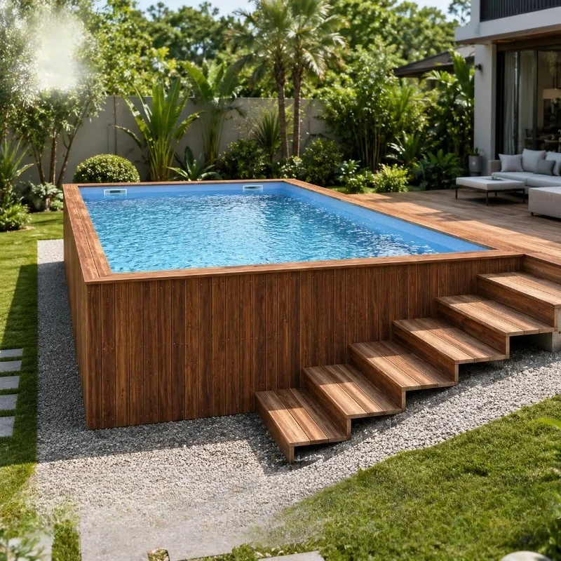 Container Swimming Pool Anti‑UV Surface Treatment Modular Pool Unit Resist Sun Aging For Long Time Exposure In Different Outdoor