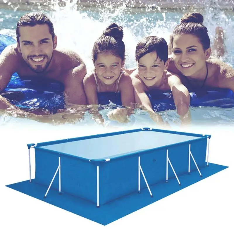 Multi-Size Pool Ground Mat Cover Large Size Swimming Pool Ground Cloth Rectangular Floor Protect Pool And Reduce Wear