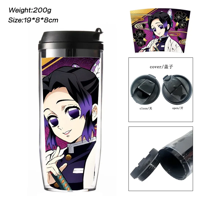 

Demon Slayer Tanjiro Anime Travel Tumbler Cup, Portable Insulated Coffee Mug with Flip Lid, Reusable Water Bottle for Work & Gym