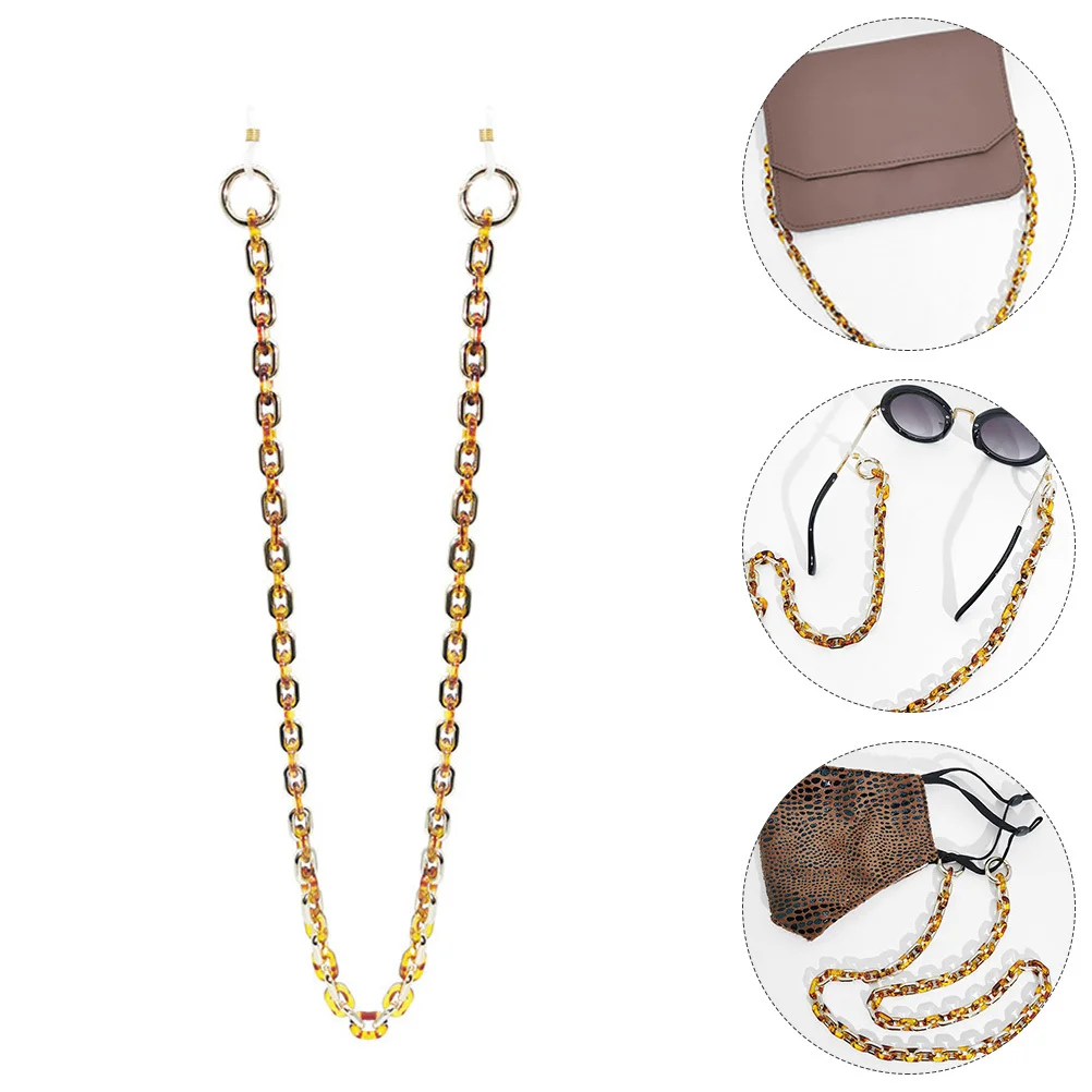 1 قطعة حقيبة ليوبارد سلسلة حقيبة يد حزام ملحق مصقول كلاسيكي لتقوم بها بنفسك هدية للنساء المشابك لسهولة مرفق سلسلة النظارة #3