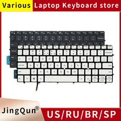 Original US/English KR/Korea Laptop Keyboard With Backlight For Dell XPS 13 9380-7660SLV-PUS P82G 03CM18 XPS13 9305 9370 13-9370