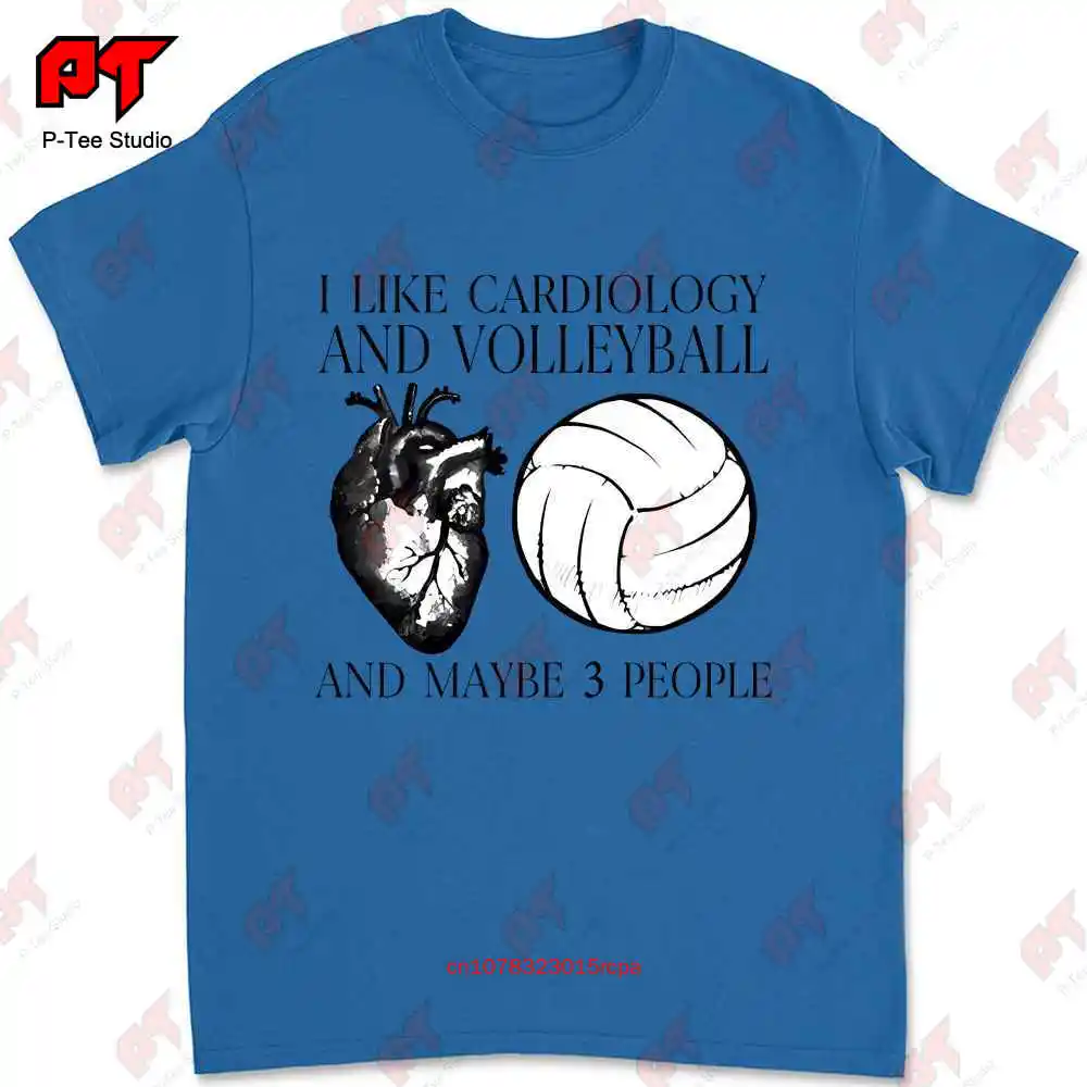 Eu gosto de cardiologia e voleibol camiseta, moletom para 3 pessoas, X7BP