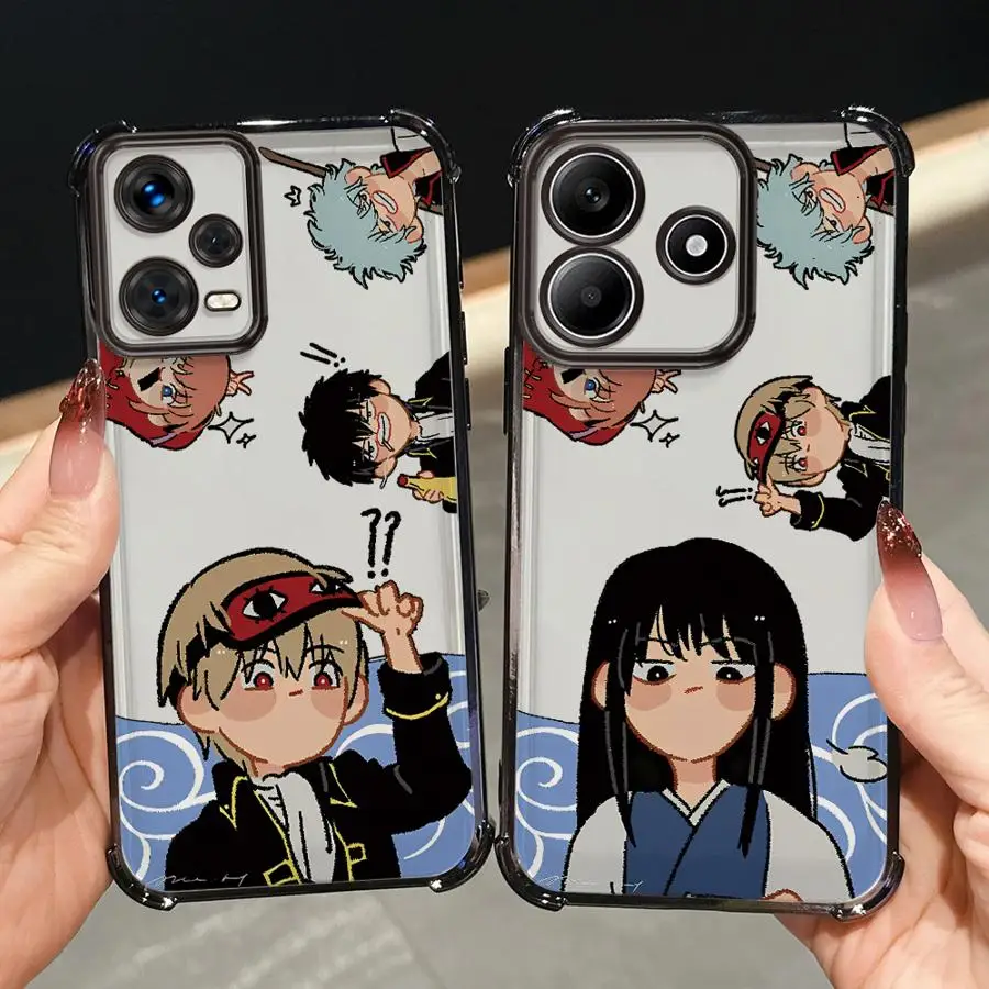 أنيمي جين تاما غطاء ناعم جراب هاتف ل Xiaomi Redmi A5 K80 5G K80 Pro A3 A3X 13C 14C