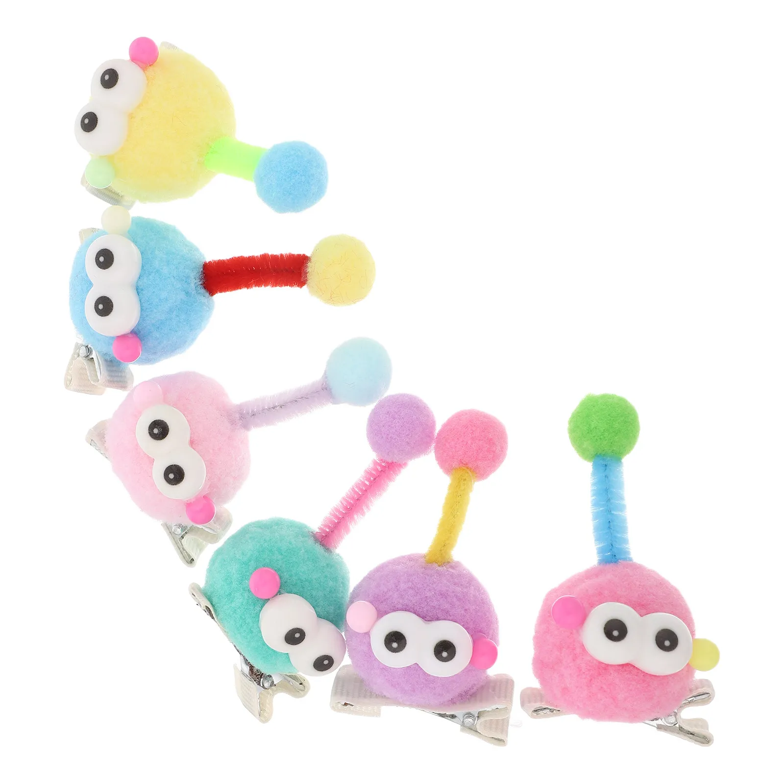 

12Pcs Hair Claw Clips Colorful Small Barrettes for Little Secure Grip Cartoon Hair Accessories Ideal for Daily Wear