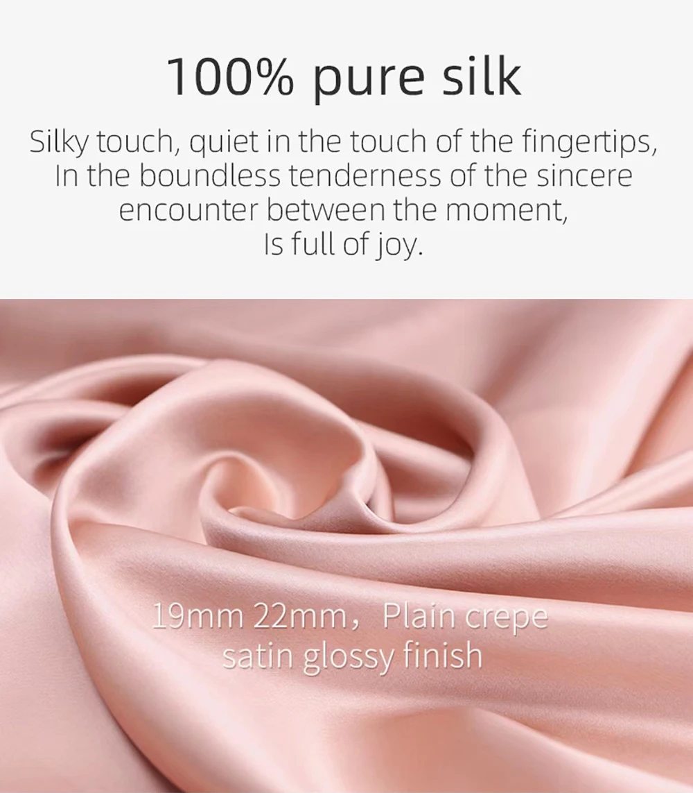 100 % reine Maulbeerseide, große Haargummis, Gummibänder, Haargummis, Gummi-Gummibänder, Pferdeschwanzhalter für Frauen und Mädchen, Haar-Accessoires – Detail 8