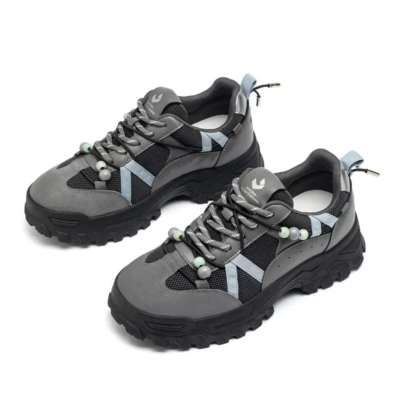 

Luxury String Bead Lace Up Decoration Platform Sneakers Woman Novelty Height Increasing Sports Shoe Cozy Breathable Running Shoe