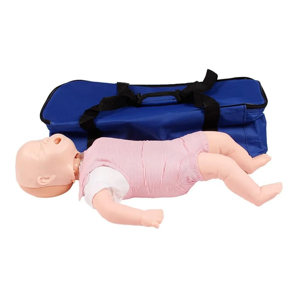 Infant First Aid Model Choking First Aid Training Babies Doll Advanced CPR Manikin with Bag Manikin Teaching Training Model