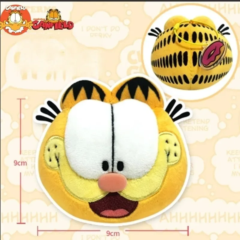 Garfield animais de pelúcia brinquedo boneca kawaii plushie chaveiro brinquedo dos desenhos animados mochila pingente anime gato pelúcia decoração presente