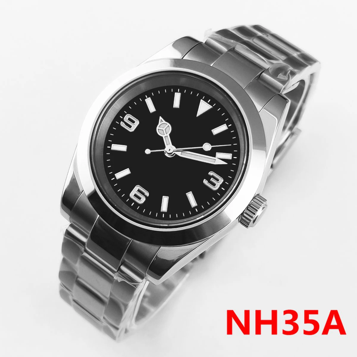 

36MM/39MM Men Watch Automatic Mechanical Wristwatches NH35 Sapphire Stainless Steel Luminous Sapphire 10Bar Relogio Masculino