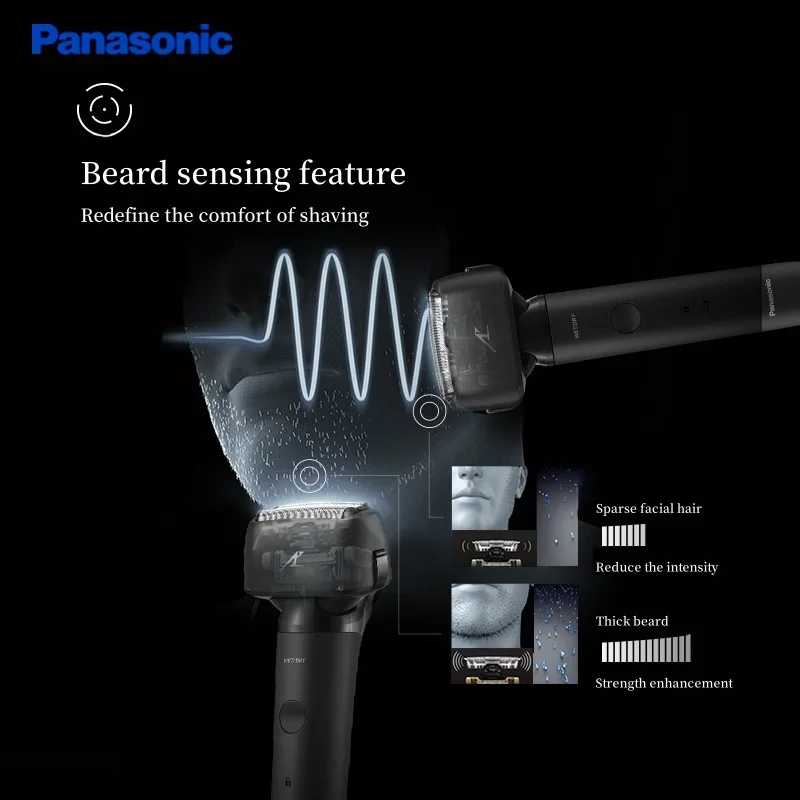 ماكينة حلاقة كهربائية باناسونيك ثلاثية الأبعاد بلاكستون 3 IPX7 ماكينة حلاقة مقاومة للماء رطبة وجافة ذات استخدام مزدوج بطارية لحية الوجه للرجال
