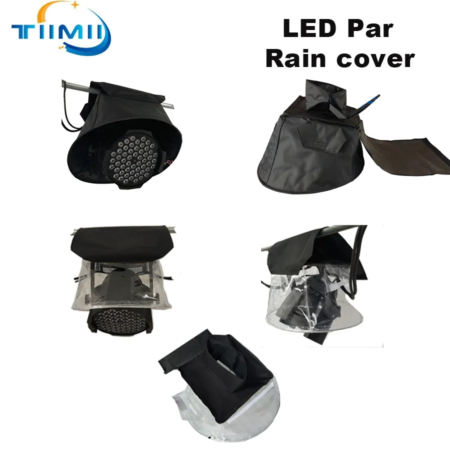 10~100pcs Rain Cover Led Par beam moving head Rain Snow Coat Waterproof Covers Transparent With Transparent Crystal Plastic