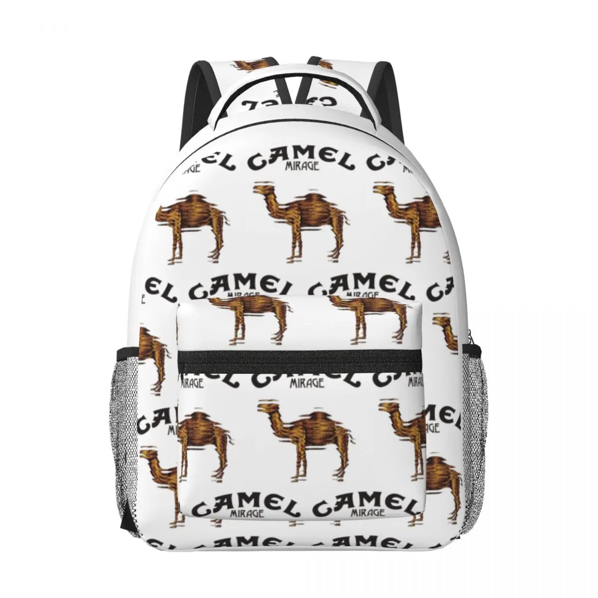 

Camel Mirage Band Woman Backpacks Boys Girls Bookbag Fashion Children School Bags Portability Laptop Rucksack Shoulder Bag