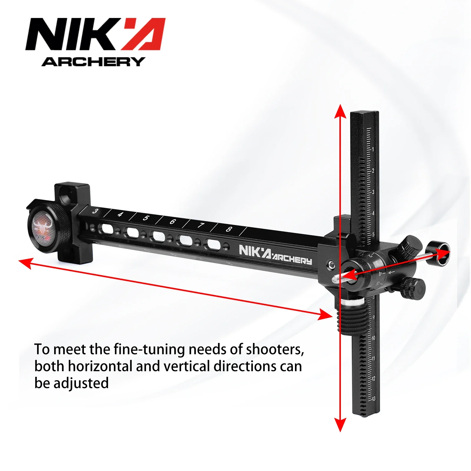 Archery Recurve Bow Sight  9inch T Shape Target Sight For Shooting or Hunting Accessories