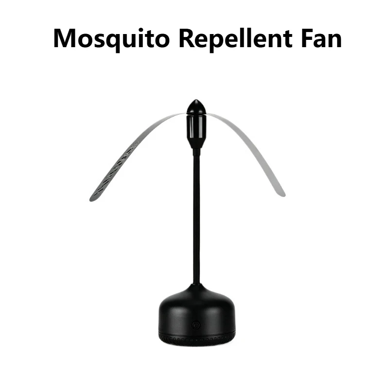 Portable Hanging Mosquito Repellent Fan Lamp Multi Angle Adjustable Insect Bug Repellent Device For Outdoor Camping Home Kitchen
