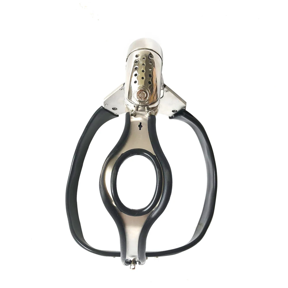 Male Chastity Device Stainless Steel Curved Waist Metal Chastity Cage Wire Style Adult Sex Toys For Men Penis Cock Cage Bondage - view 3