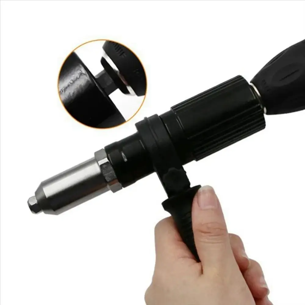

2.4-4.8 MM Electric Rivet Tool 1/4 Inch Hex Shaft Power Drill Attachment Cordless Rivet Tool High Efficiency Quick Connect