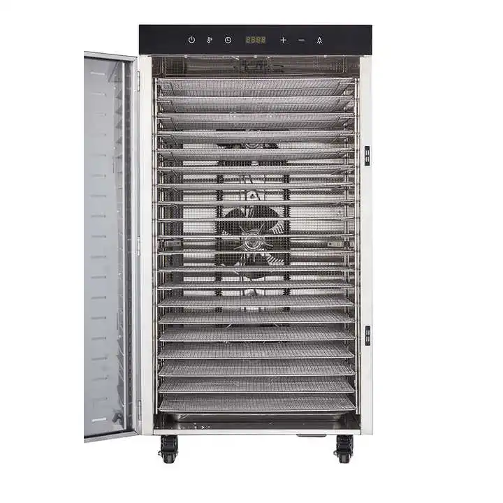 o*-20 Trays Stainless Steel Commercial High Efficiency Fruit Drying Electric Food Dehydrator^