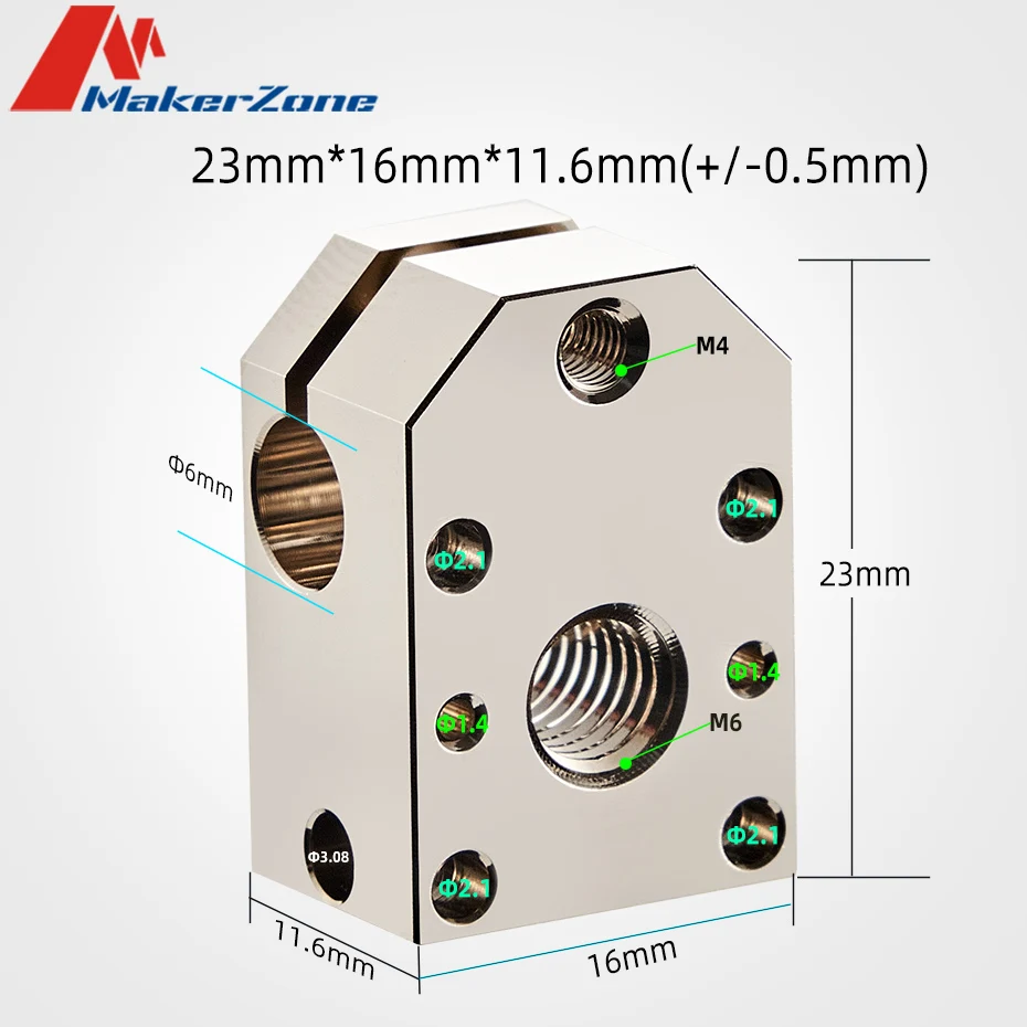 E3D V6 Hotend，3D Printer Drago Hotend High Flow Bimetal Heatbreak Compatible with VoronV0.1 V2.4, Pursa i3 mk3s ,Cr-10 V2 3d Pri