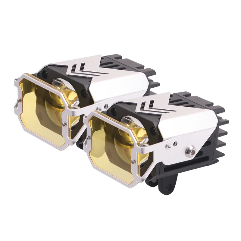 

General Motorcycle Spotlight Super Bright High Power Aluminum Auxiliary Headlight High/Low Level Off-Road Fog Light All