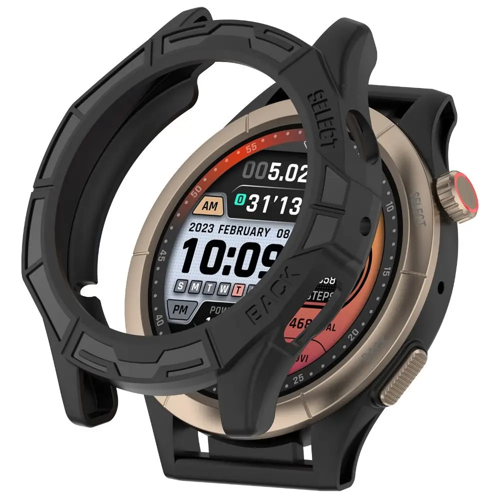 Estojo protetor TPU para Amazfit Cheetah Pro relógio inteligente, Bumper Frame, Soft Shell, protetor de tela, acessórios, novo