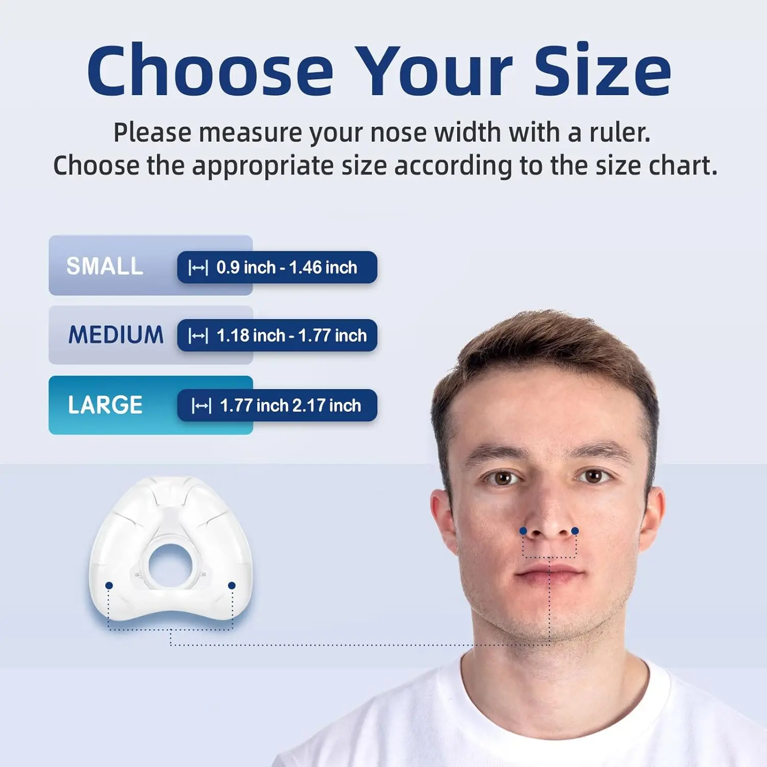 N20 Nasal Cushion - ResMed AirFit N20 Cushion - Nasal CPAP Mask Cushion Replacement-Soft Silicone - CPAP Accessories - view 6