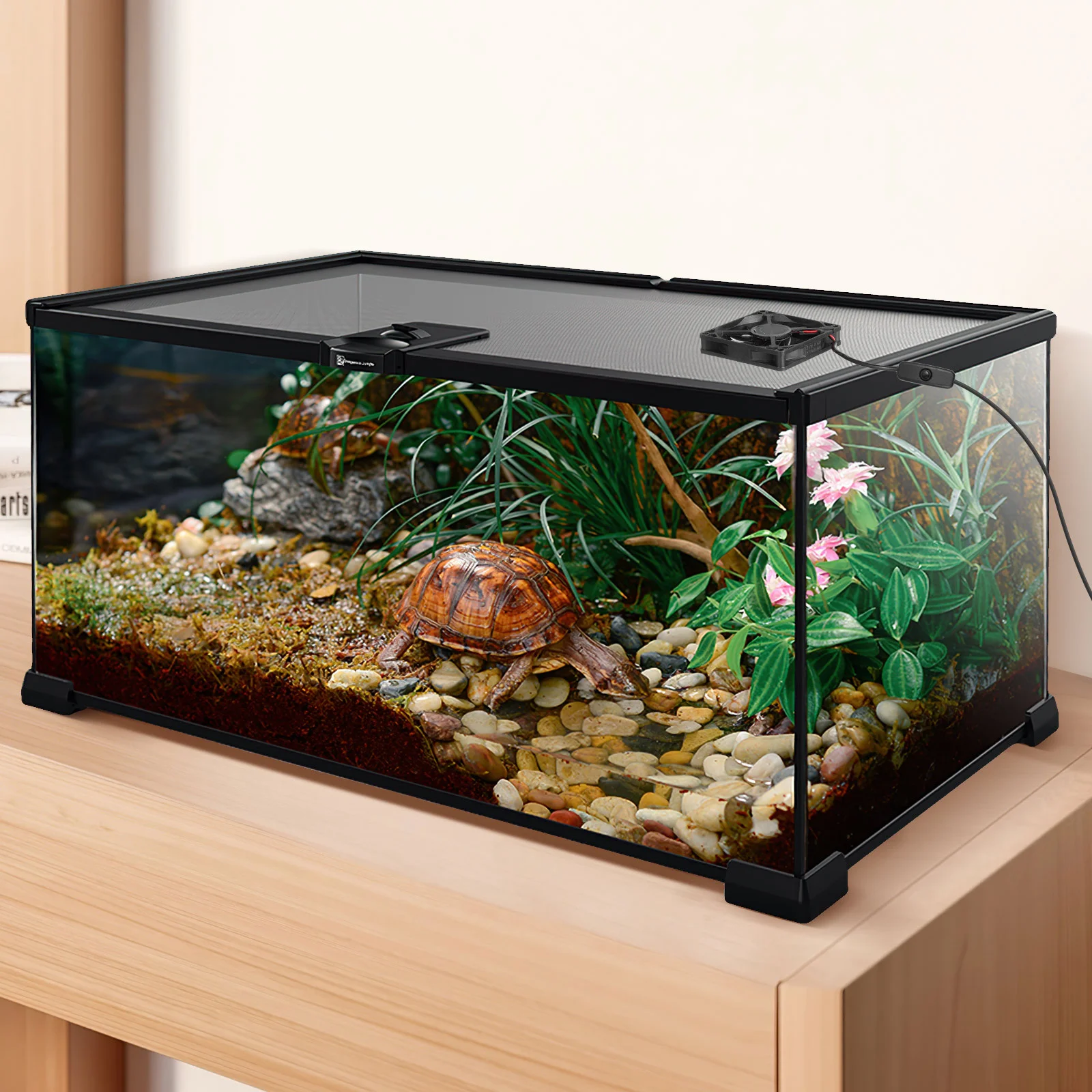 

Ecological Rainforest Landscape Fan Ultra-Thin 15Mm Usb Exhaust Ventilation For Plant Growth Ejector Low Noise 20000H