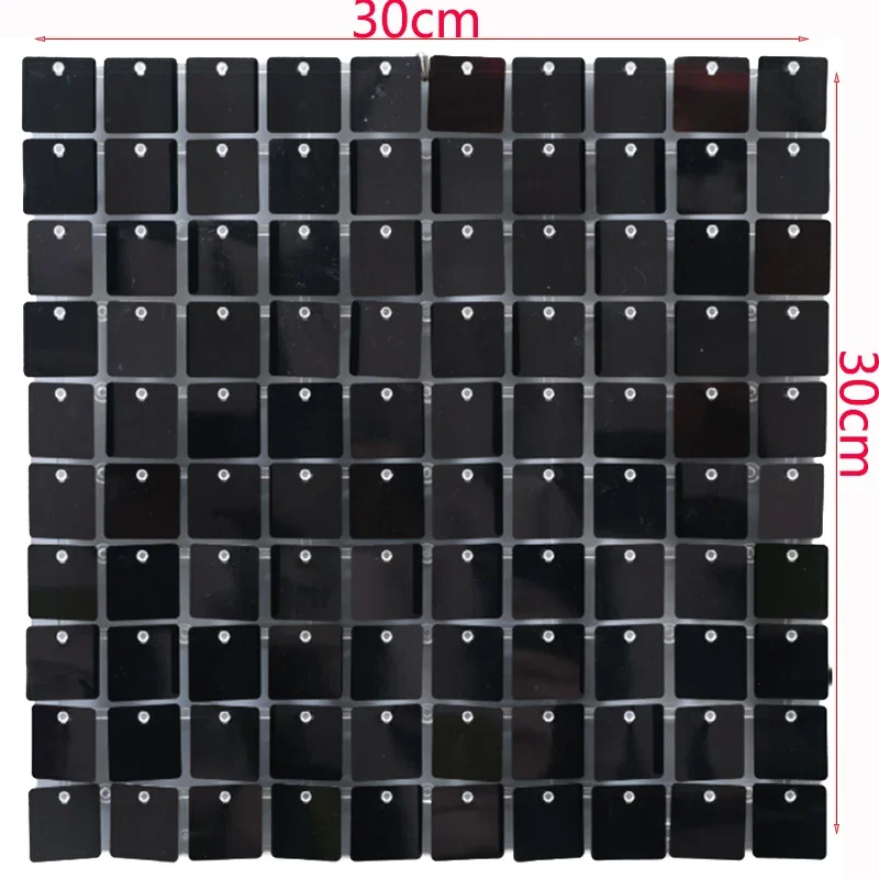 1 панели черные мерцающие настенные панели квадратные фотообои для рождества дня рождения выпускного вечера декор для свадебной вечеринки