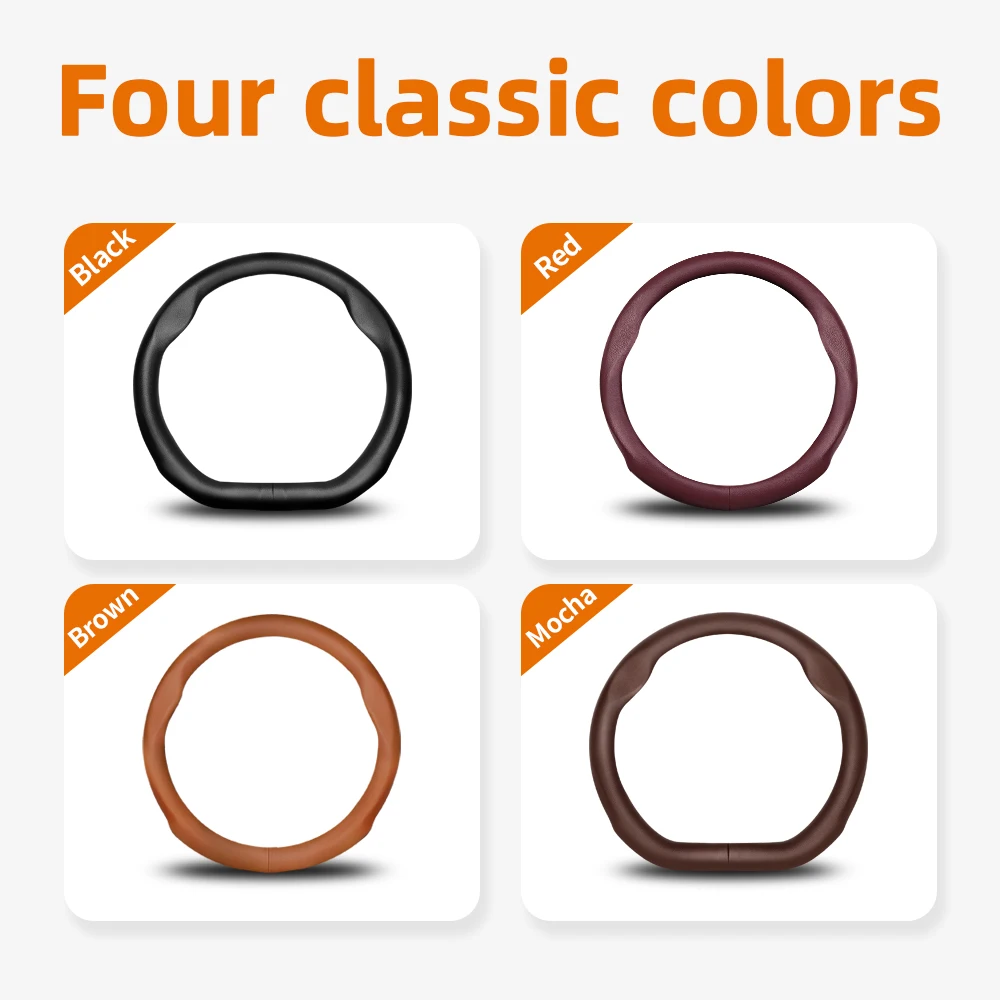 For Nissan Steering Wheel Cover Ultra-Thin Qashqai J10 J11 Juke Tiida Pathfinder R51 Terrano 2 patrol X Trail T31 T32 Note E12