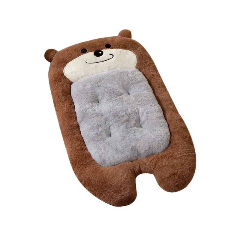 All Season Use Flat Dog Bed Cat Accessories Supplies pet Furniture and Sofa Detachable & Washable Dog Bed Mat
