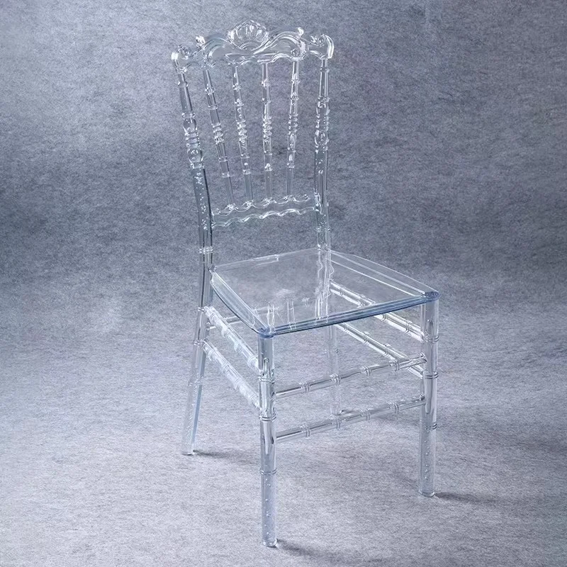 transparent acrylic event dining sale acrylic tiffany plastic chiavari crystal clear wedding chair for party