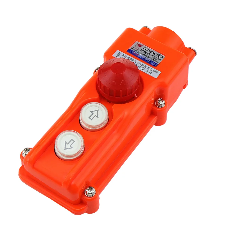 cob Rainproof Up-down Pushbutton Crane Hoist Switch ,Waterproof COB-61h push button switch