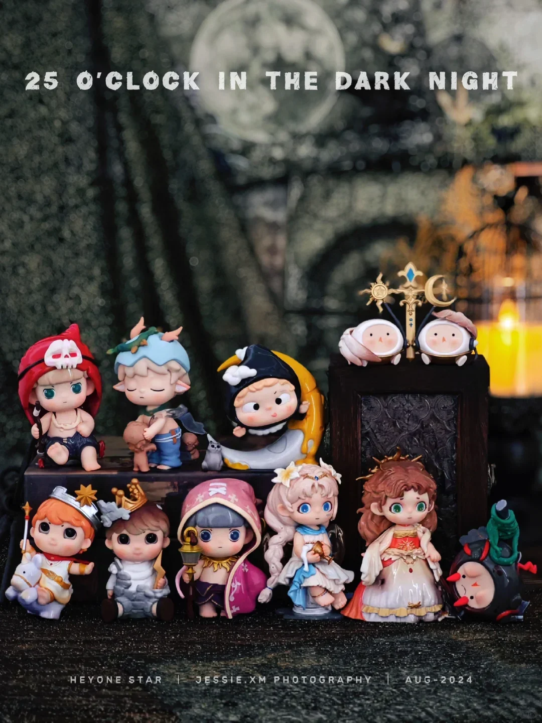 

Новые товары на складе Heyone Star'S 25-точечная серия, фигурки слепых коробок в темноте, милые настольные украшения, подарок-сюрприз на день рождения