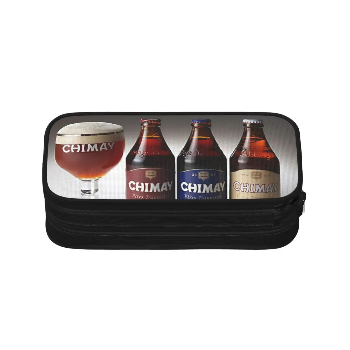 Chimay Logo Pencil Cases Large Capacity Pen Bags Pen Box Pencil Pouch For Boys Girls Students Stationery School Office - view 3