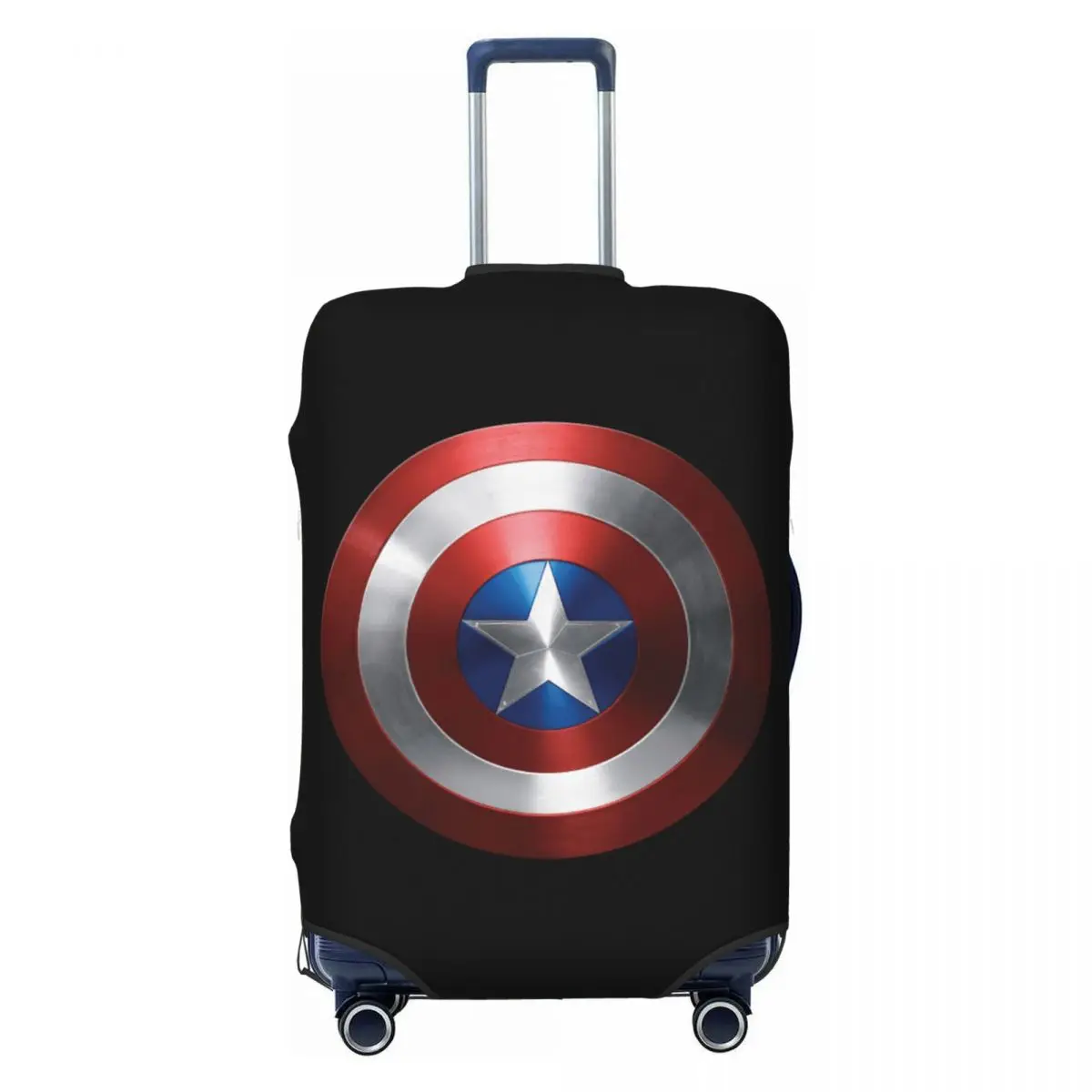 Custom Cute Captain America Luggage Cover Protector Dust Proof Travel Suitcase Covers