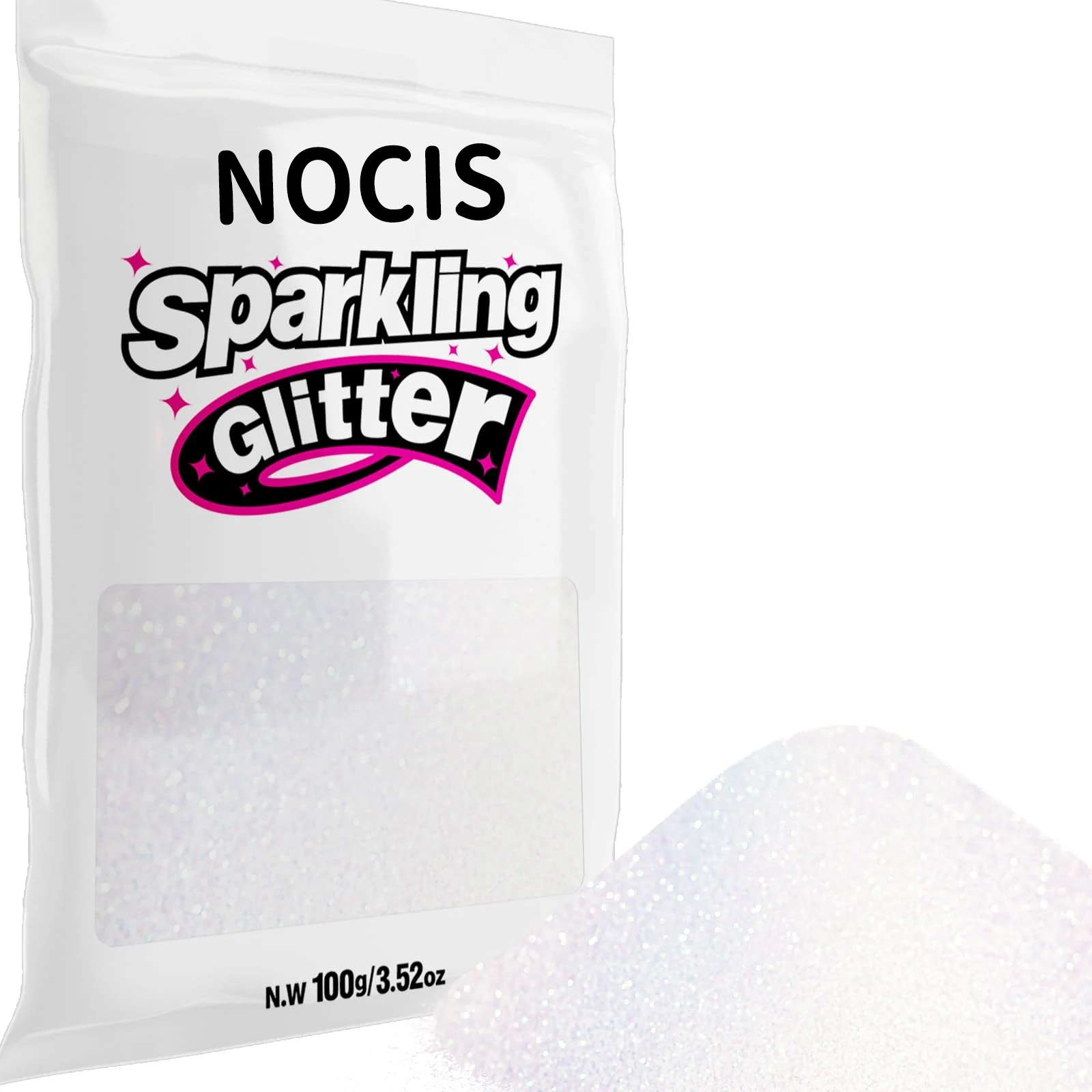 

Переливающийся блестящий порошок NOCIS — белый блеск, подходит для поделок, смолы, полировки, ювелирных изделий своими руками и украшений для вечеринок — переливающийся