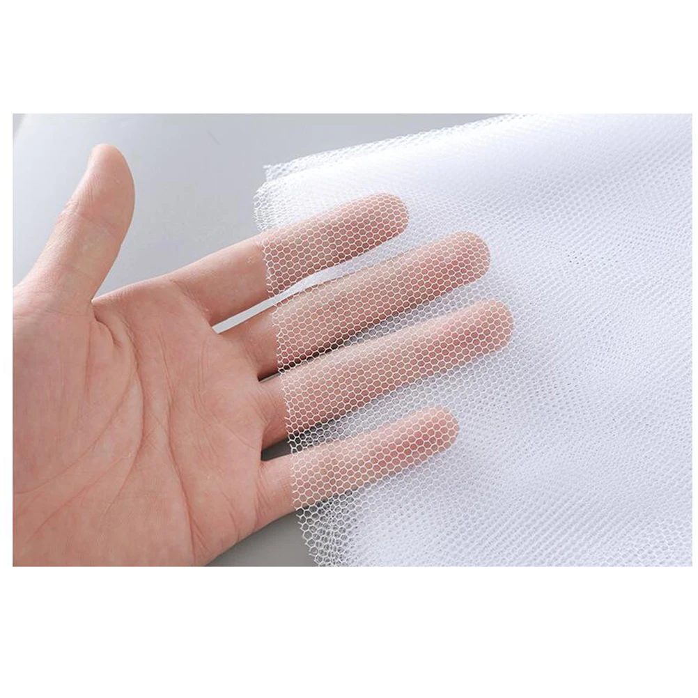 

3 Pcs Anti Mosquito Netting Curtain White Window Screen Mesh Grill Cover Door Frame Insect Proof Ventilation Home