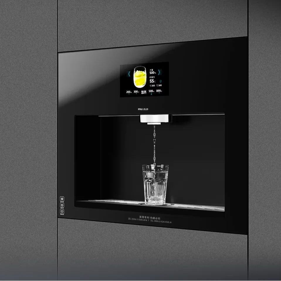 Commercial Use Stainless Steel Automatic Water Dispenser 3-Second Instant Heating 8-Minute Ice Making Embedded Hot/Cold Features